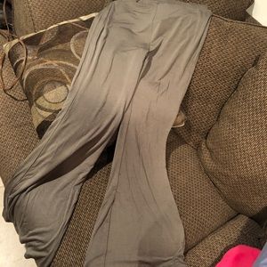 Bell bottom legging material pants